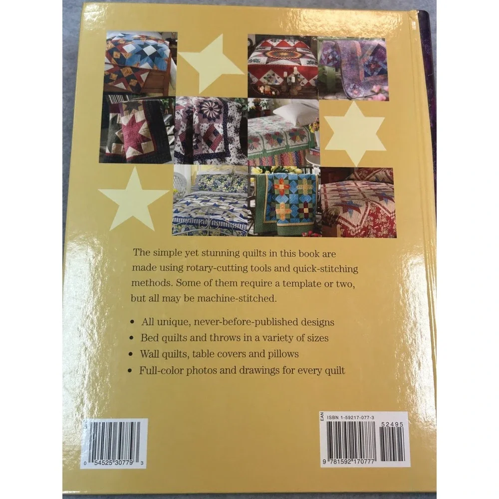 Amazingly Simple Star Quilts - Hardcover/Spiral  By Jeanne Stauffer - VERY GOOD
